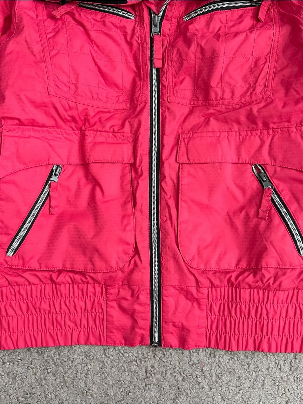 Five Fifty Five Pink Jacket Snow Puffer Girls 12